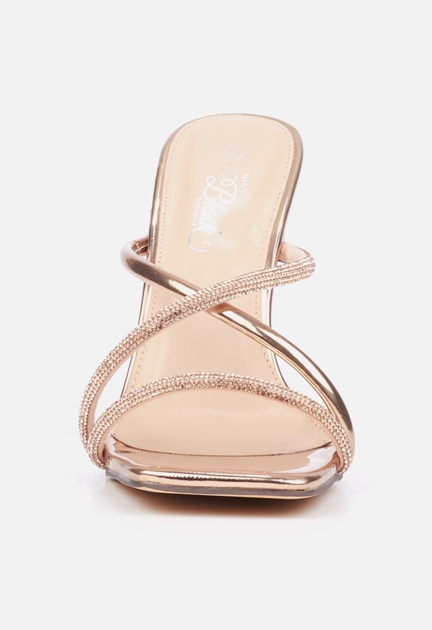 Miss Black - Samba 3 heel - rose gold