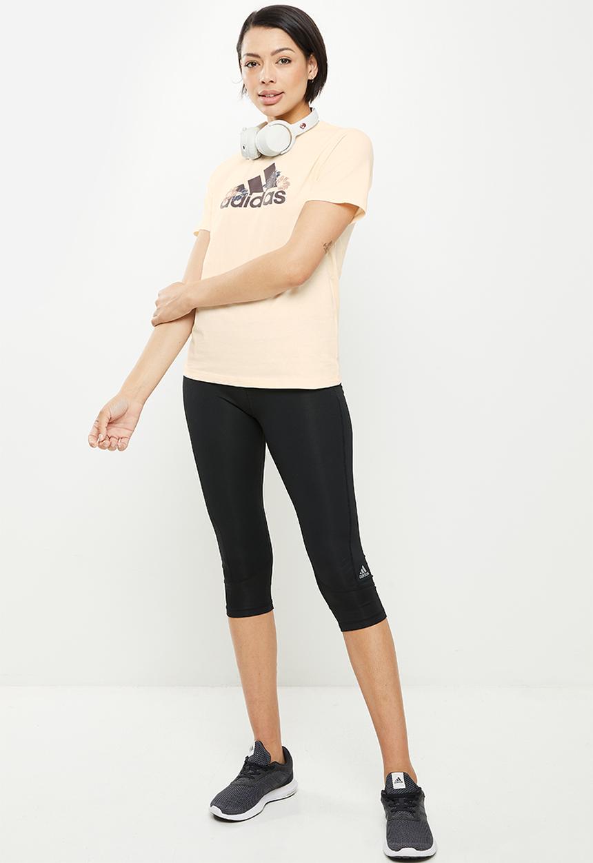 adidas Performance - W flor g tee - ecru tint