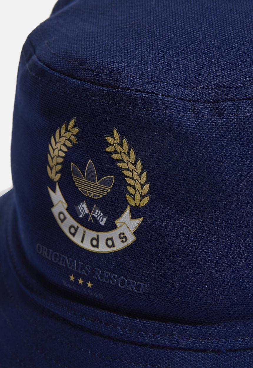 adidas Originals - Bucket hat-off white/night sky