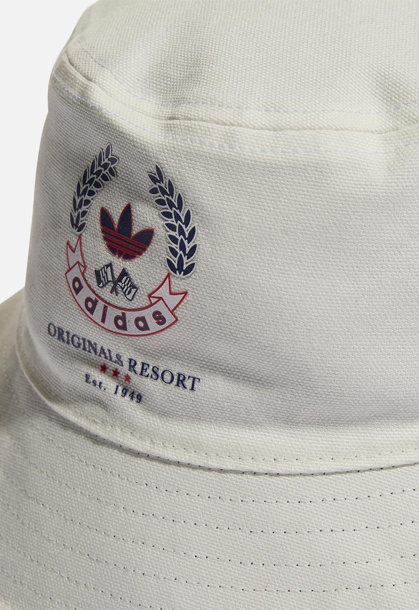 adidas Originals - Bucket hat-off white/night sky