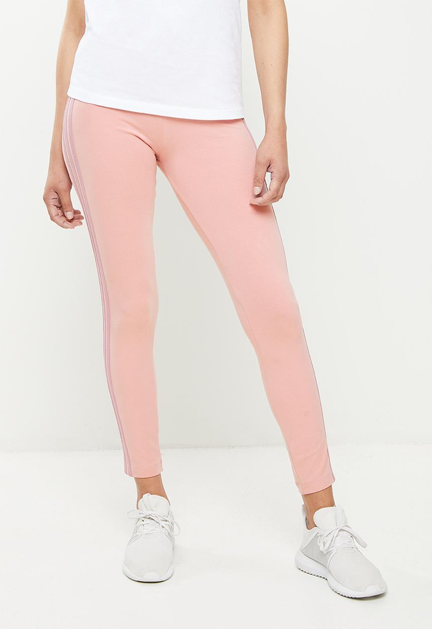 adidas Performance - W 3 stripes leggings - wonder mauve/magic mauve