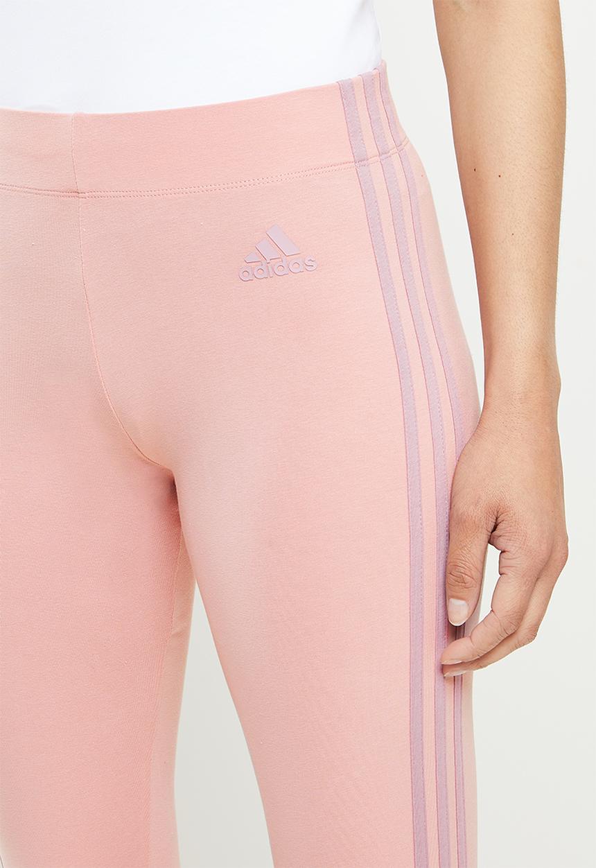 adidas Performance - W 3 stripes leggings - wonder mauve/magic mauve