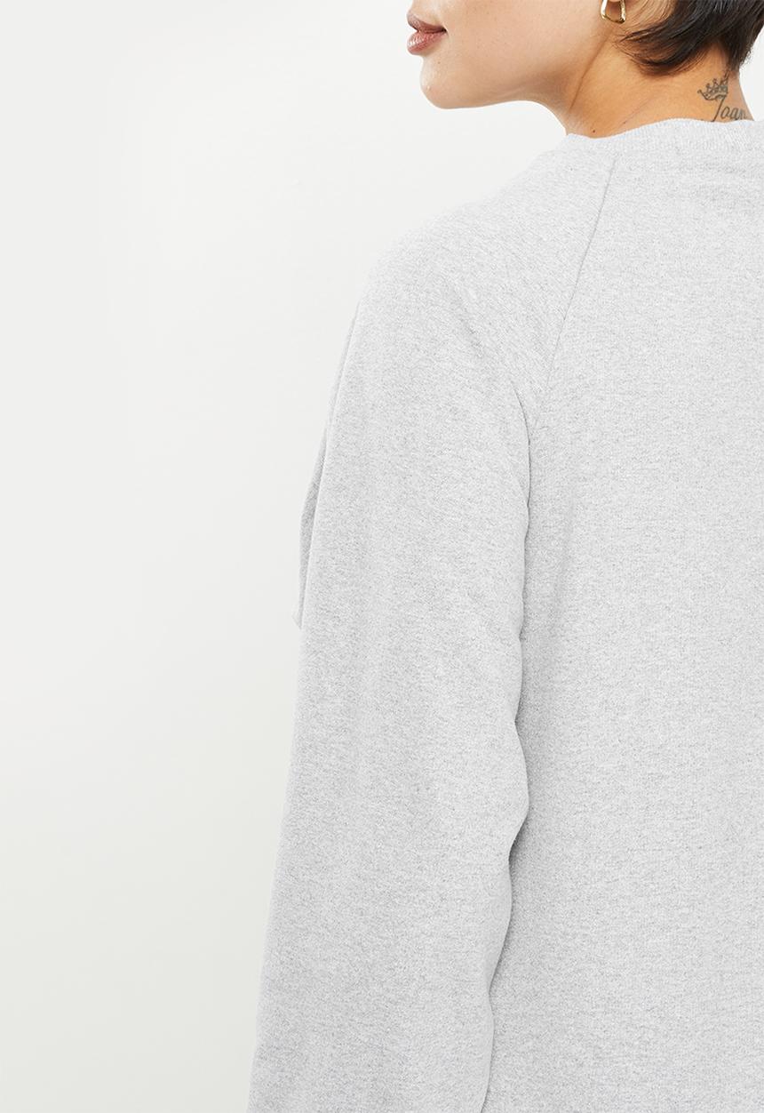 Superbalist - Maternity nursing funnel neck crew - grey