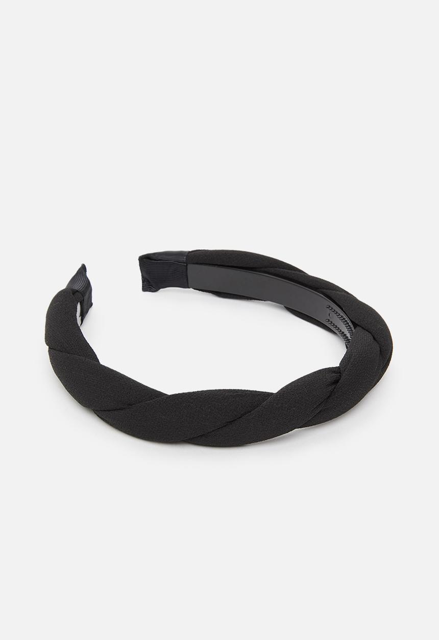 Superbalist - Plaited headband - black
