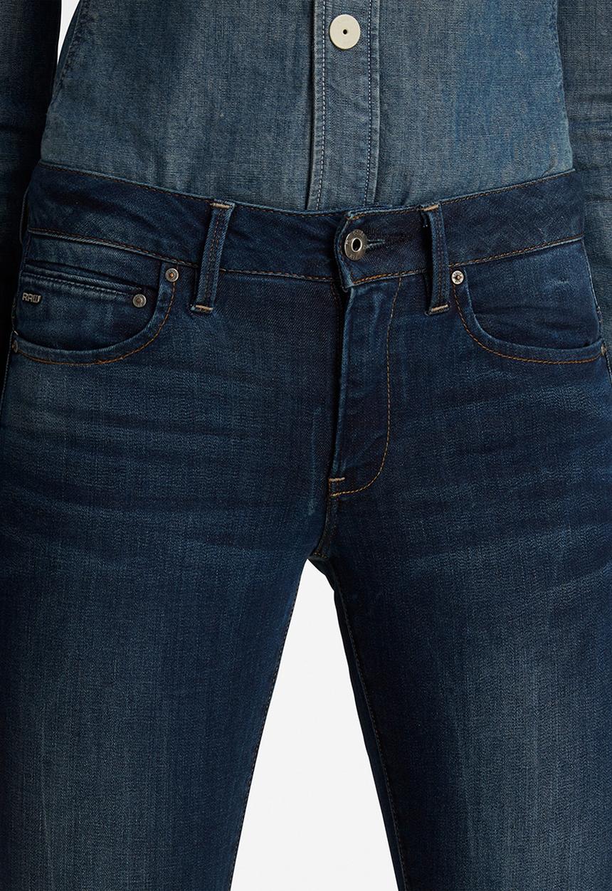 G-STAR - Midge zip skinny - dark aged
