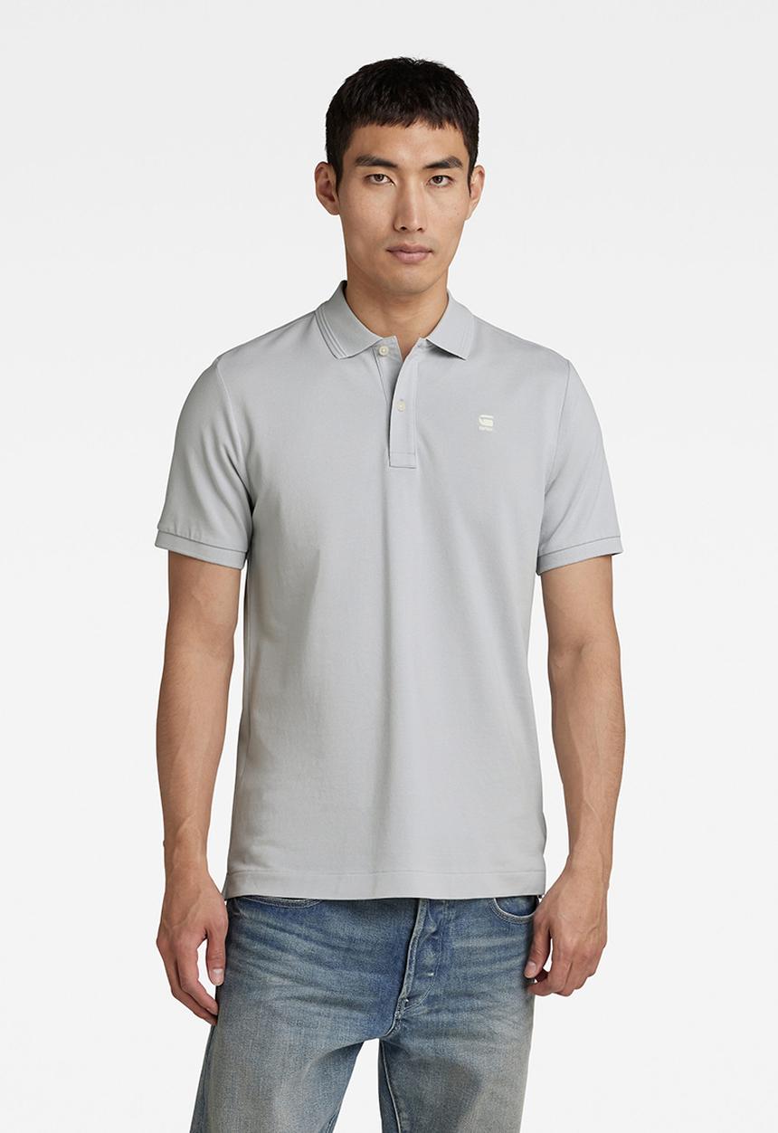G-STAR - Dunda slim polo short sleeve - magnesium