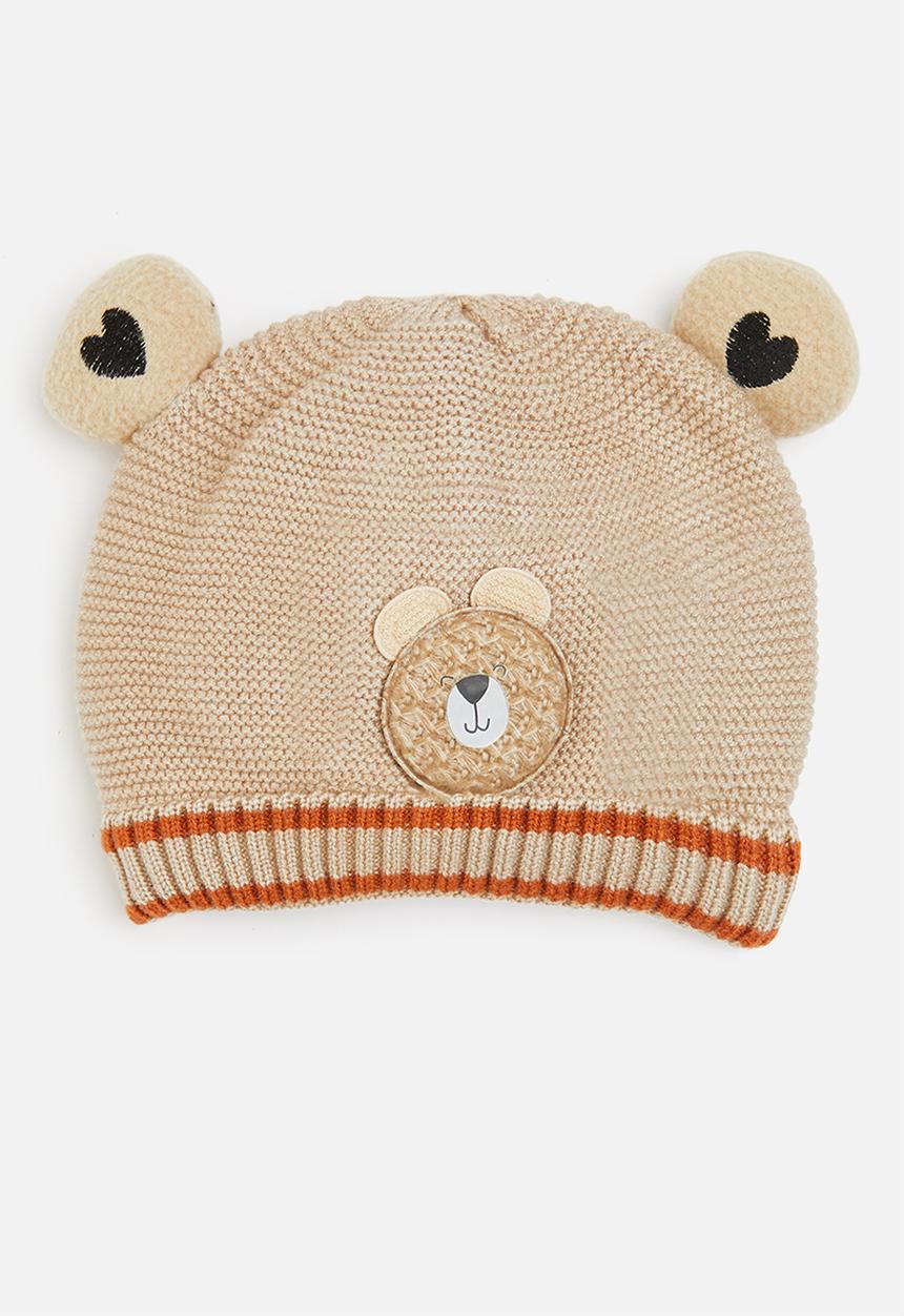 Pop Candy - Baby beanie with ears - beige