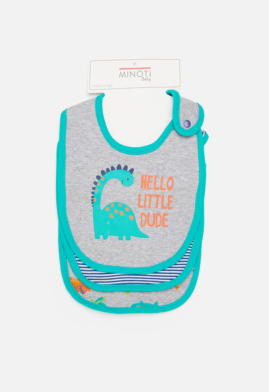 MINOTI - 3-Pack baby bibs - multi