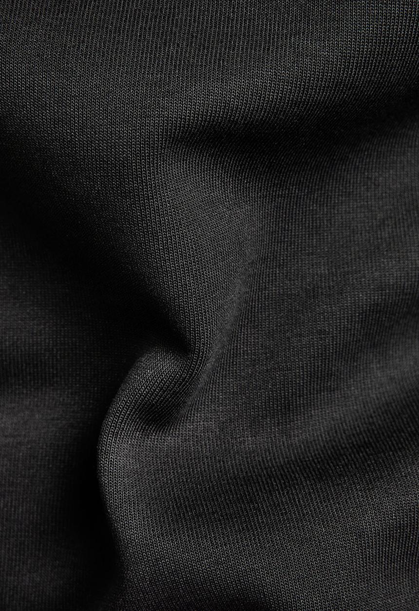 G-STAR - Astro wrap half zip sweater - dark black