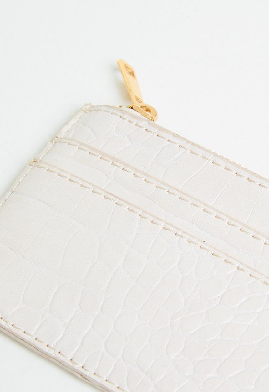 Rubi - Daisy cardholder-ecru texture
