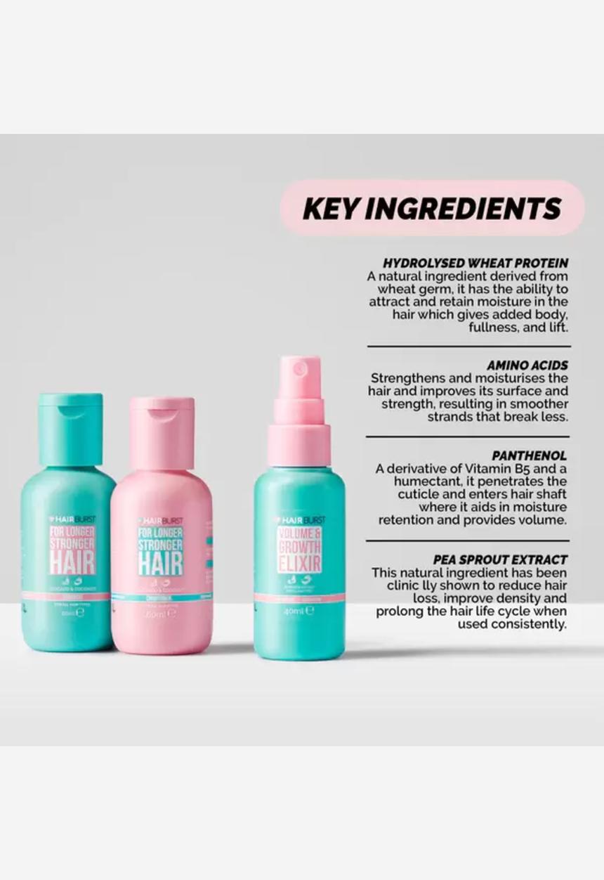HairBurst - Longer, Stronger Hair Trio Mini Set