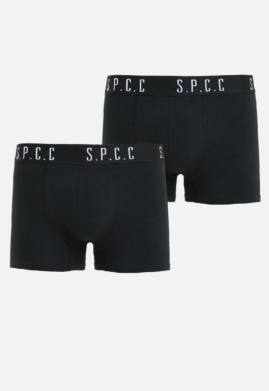 S.P.C.C - Emperador regular fit 2-pack boxer brief underwear  - black