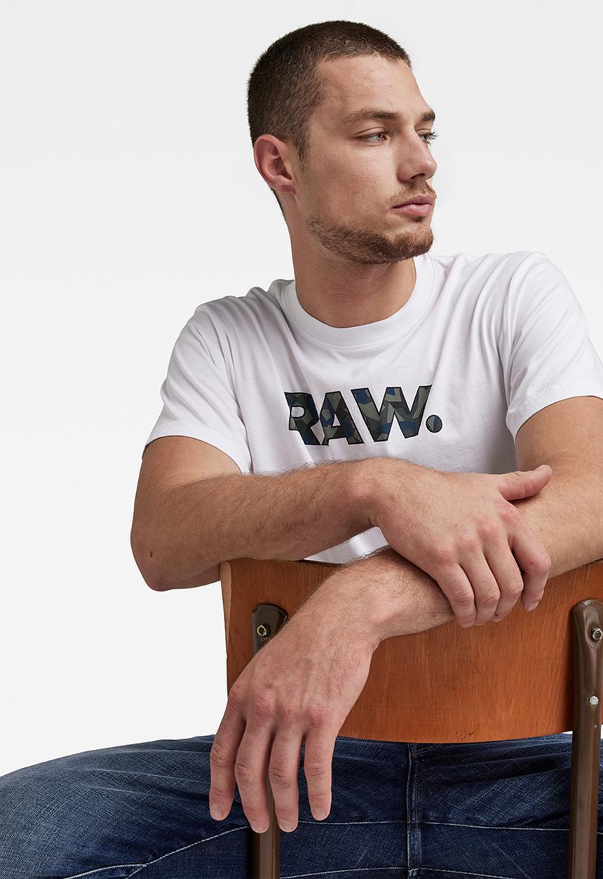 G-STAR - Raw. graphic r t - white