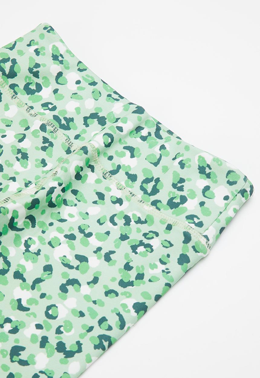 MANGO - Leggings leo - green