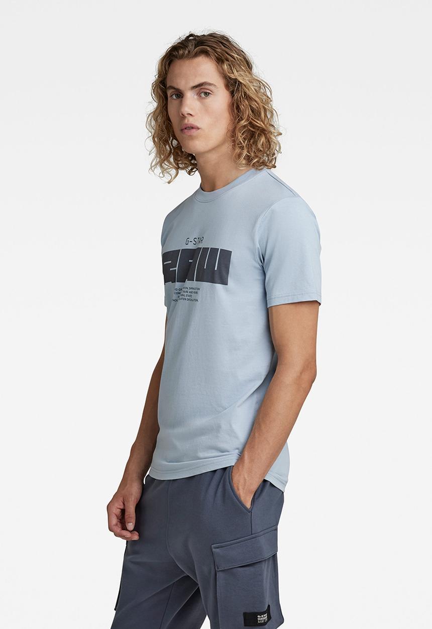 G-STAR - Raw gr slim r T-shirt - faze blue