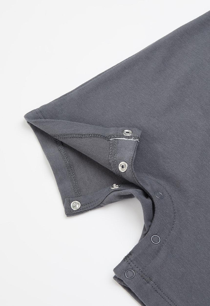 Cotton On - The short sleeve romper license - charcoal