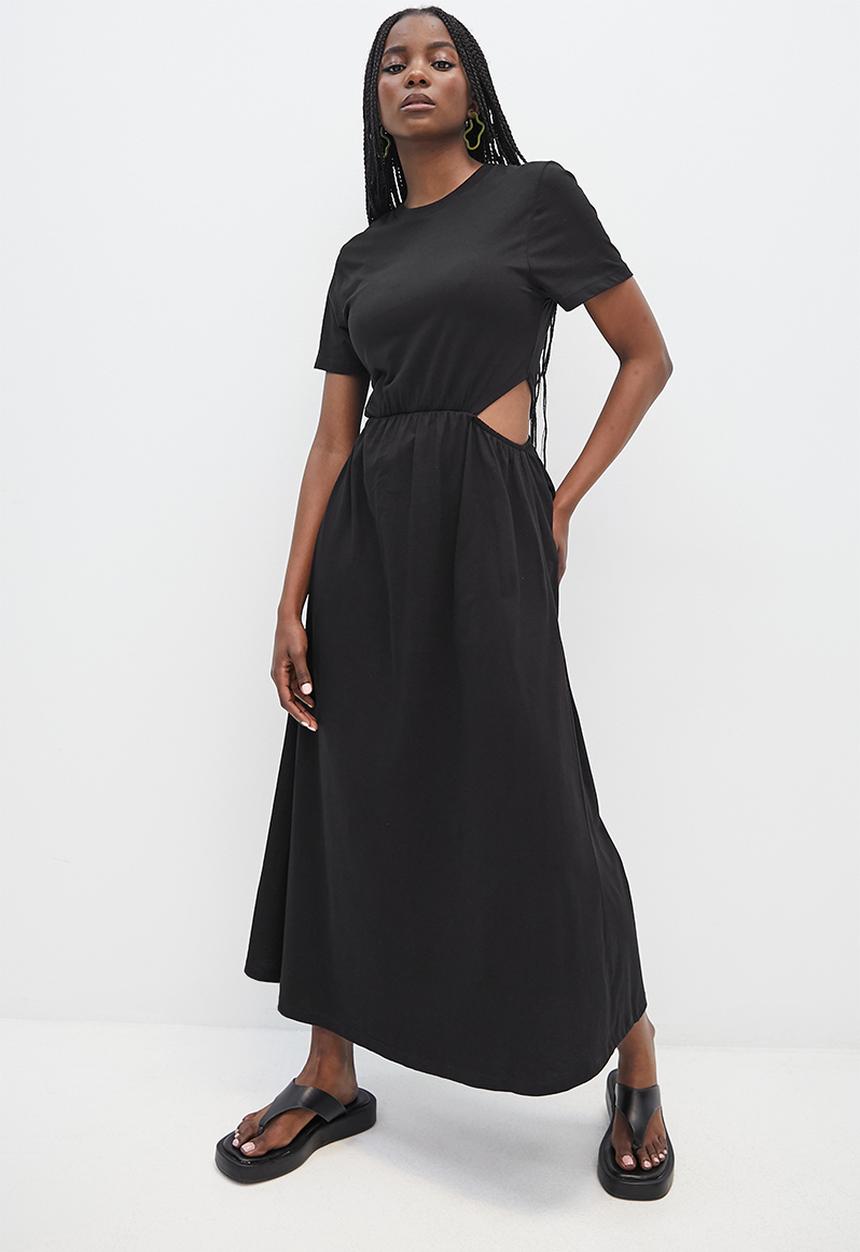 Superbalist - Cut out midi dress - black