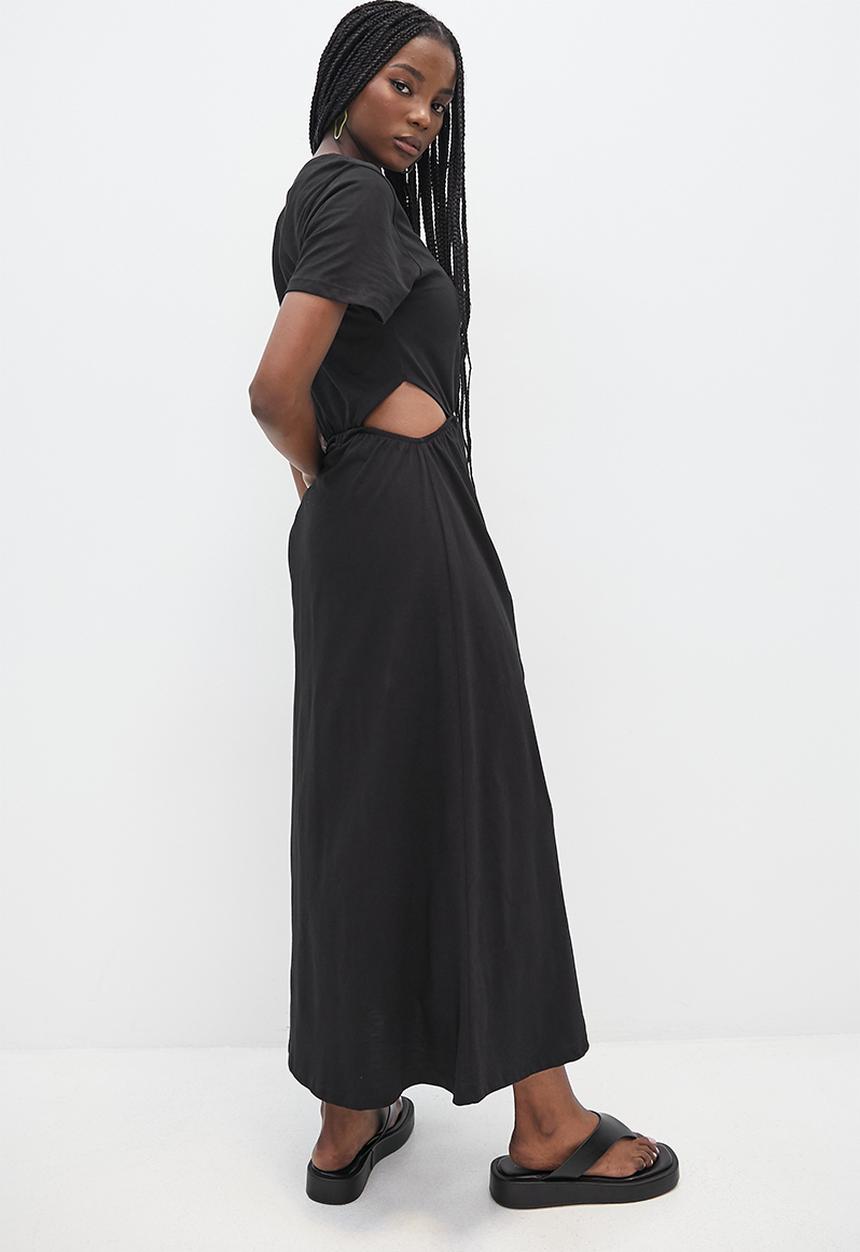 Superbalist - Cut out midi dress - black