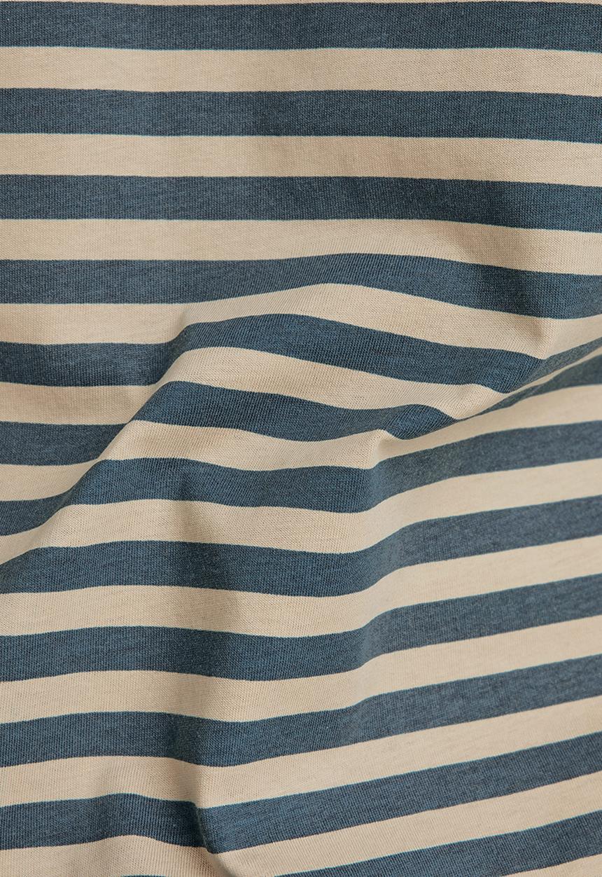 G-STAR - Placed stripe gr r t - westpoint khaki/nitro stripe
