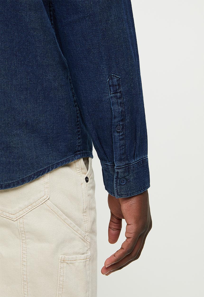 MANGO - Shirt gocek - blue 