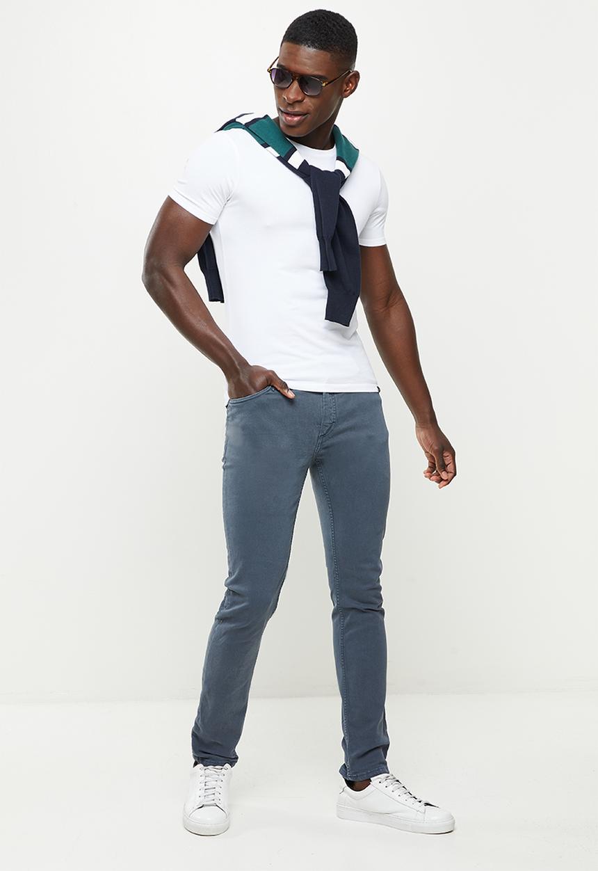 MANGO - Ibiza slim fit jeans - blue 