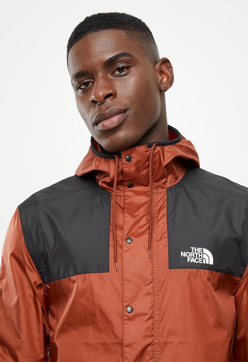 The North Face - 1985 seasonal mountain jacket - rust & black 