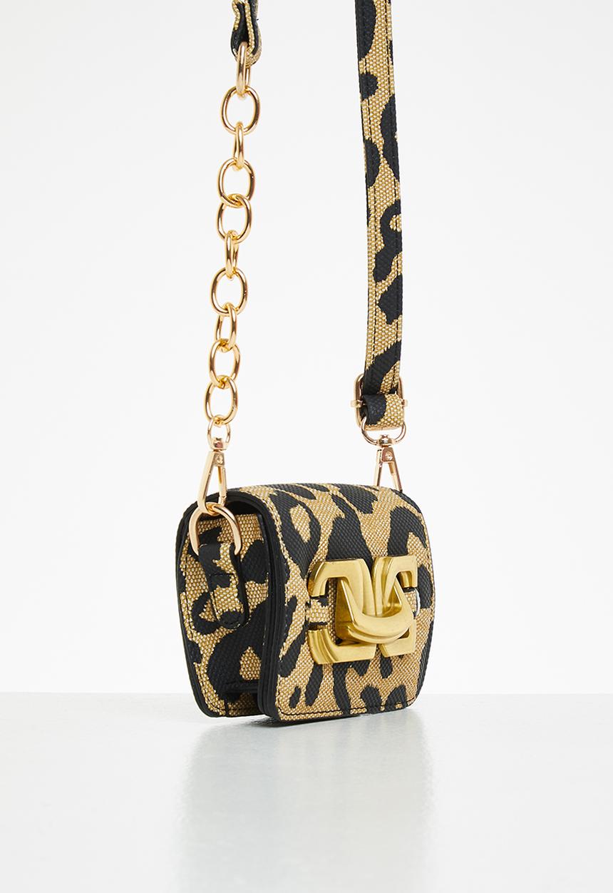 Superbalist - Winnie micro mini crossbody bag - beige & black 