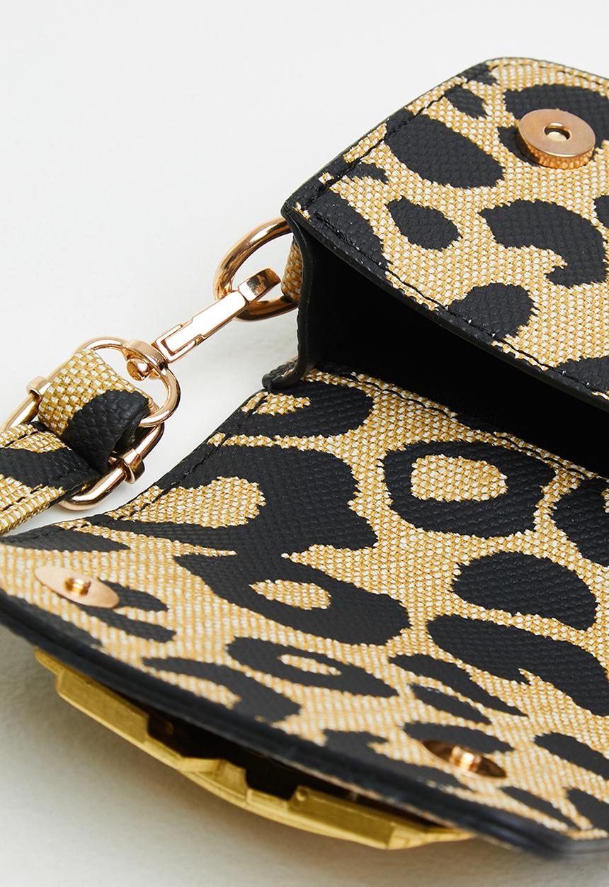 Superbalist - Winnie micro mini crossbody bag - beige & black 