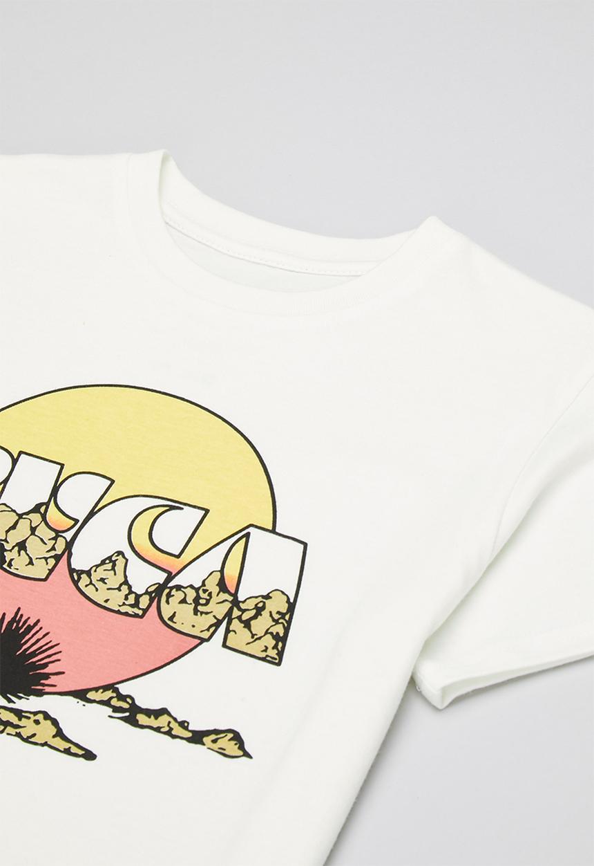 RVCA - Jay tree short sleeve boy - antique white