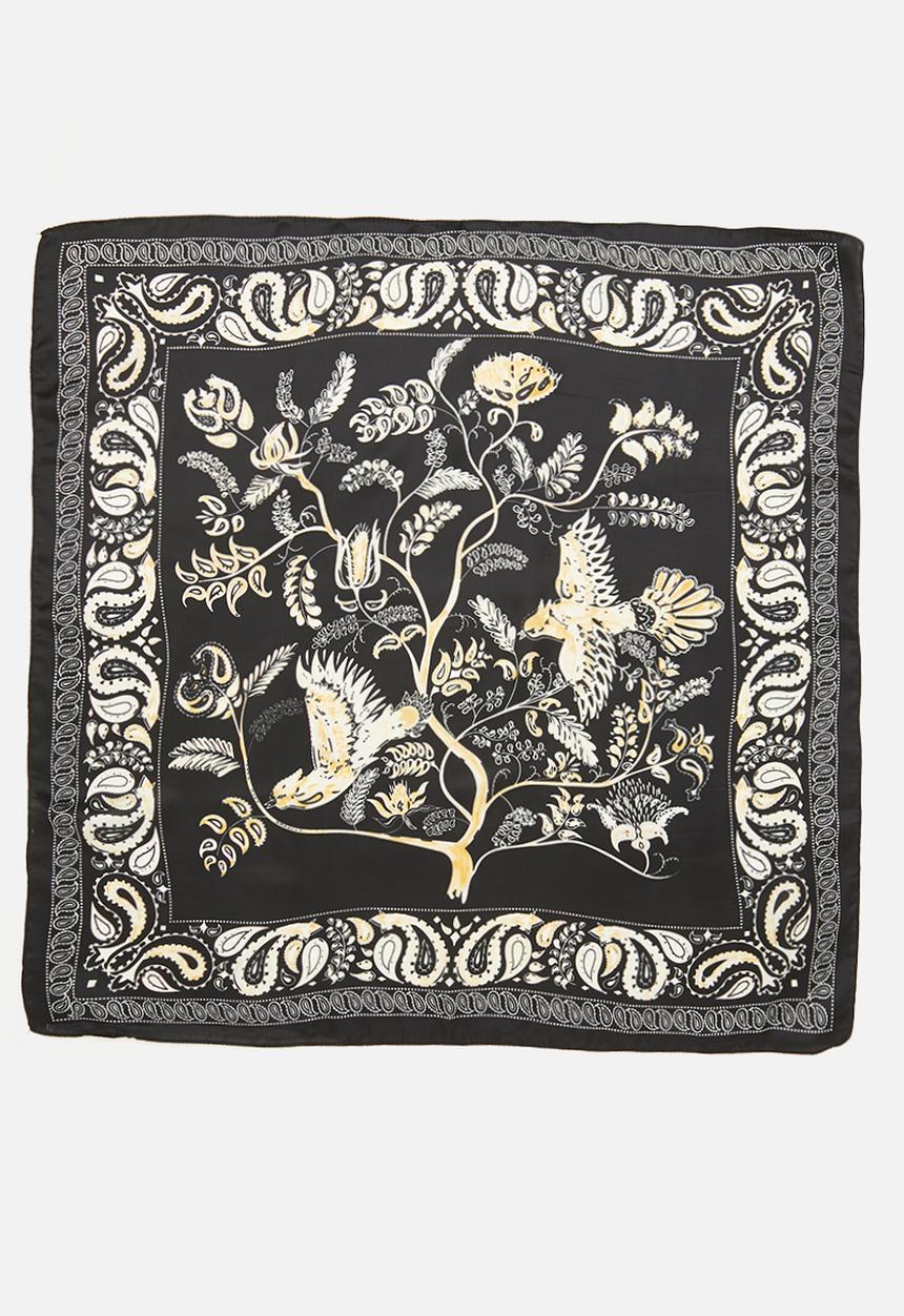 Superbalist - Bandana print neckerchief - black