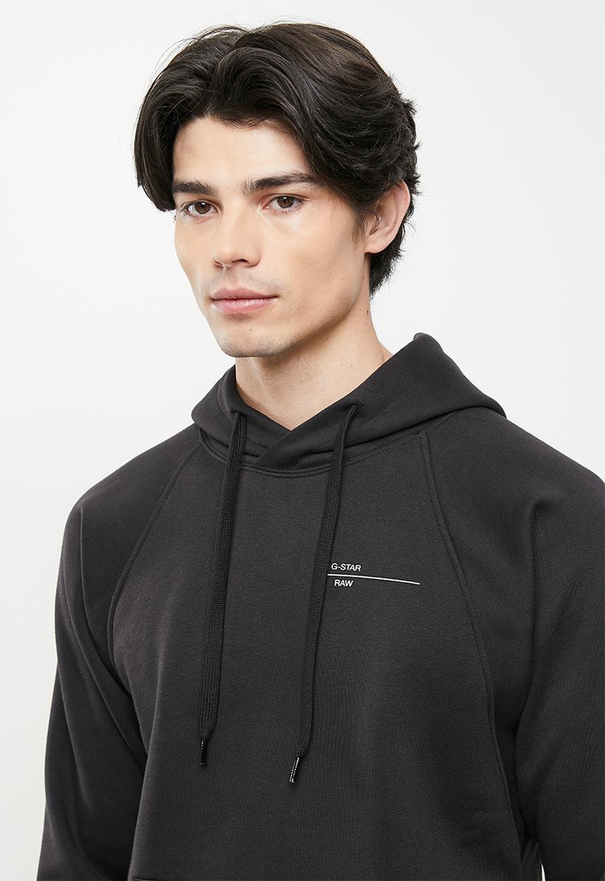 G-STAR - Astra wrap hoodie sw - black