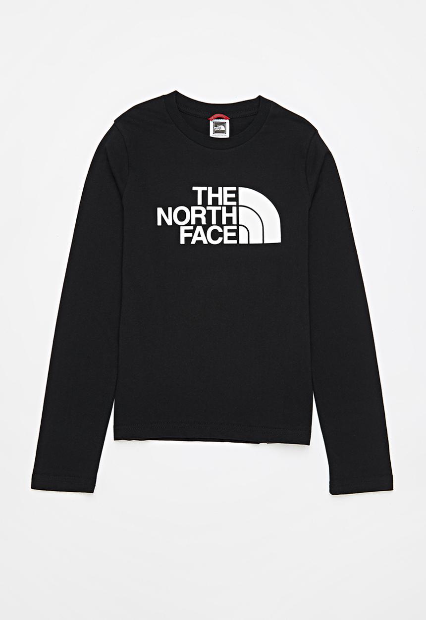 The North Face - Teens long sleeve easy tee - black
