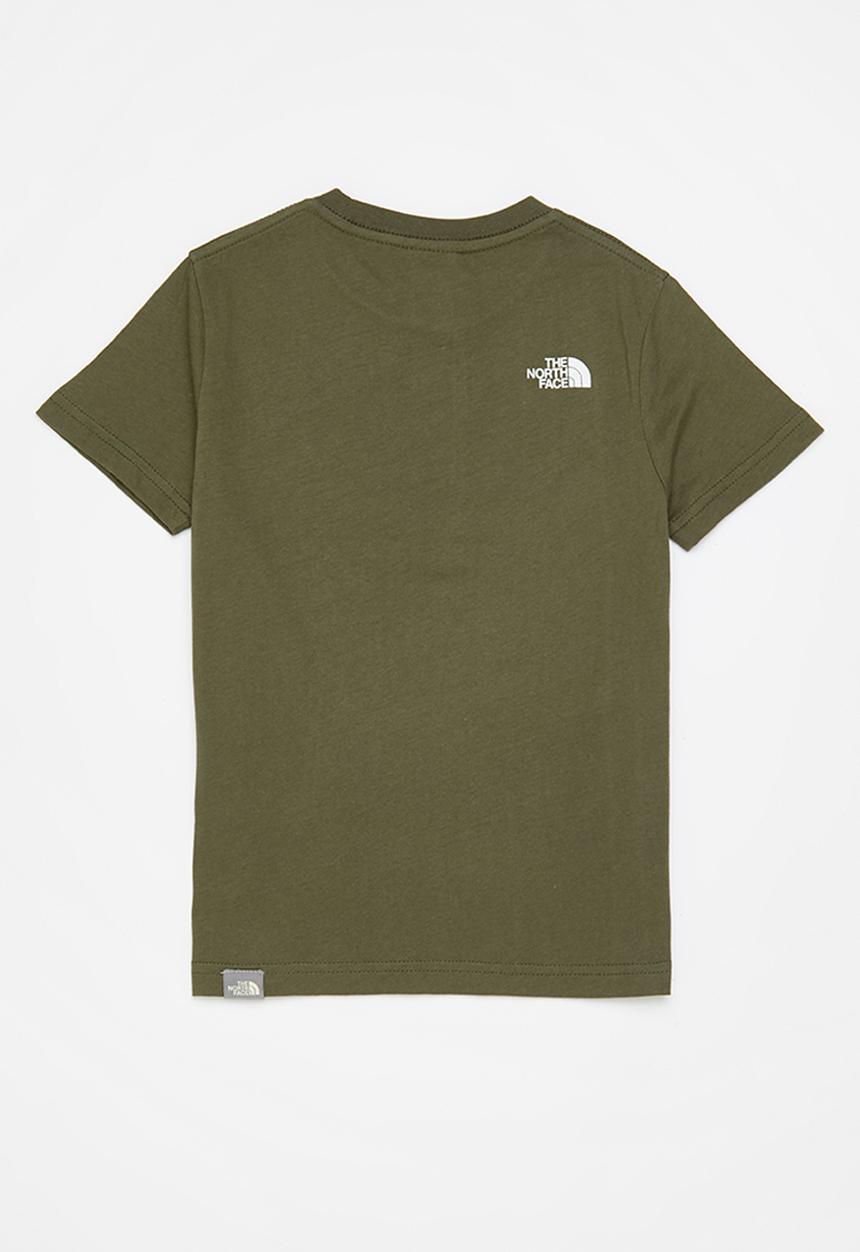The North Face - Teens short sleeve simple dome tee - green