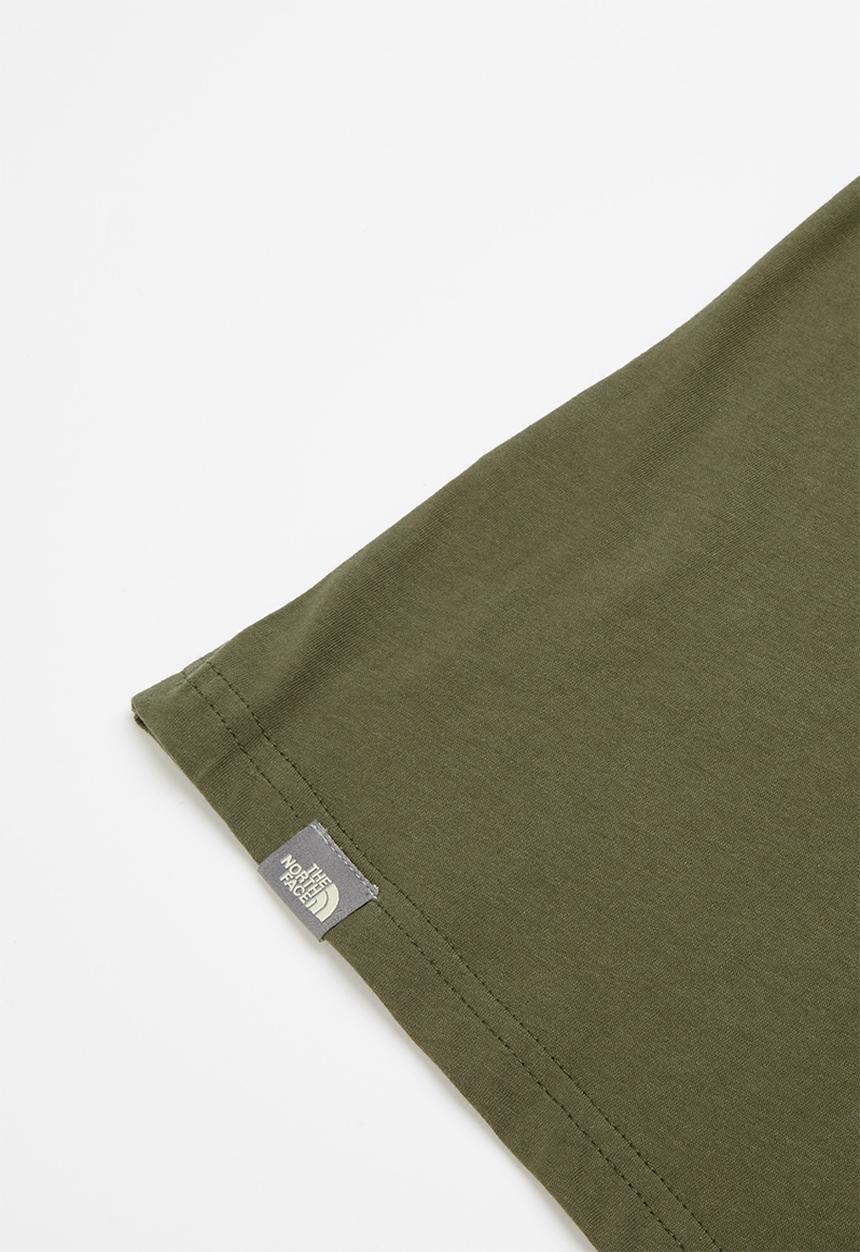 The North Face - Teens short sleeve simple dome tee - green