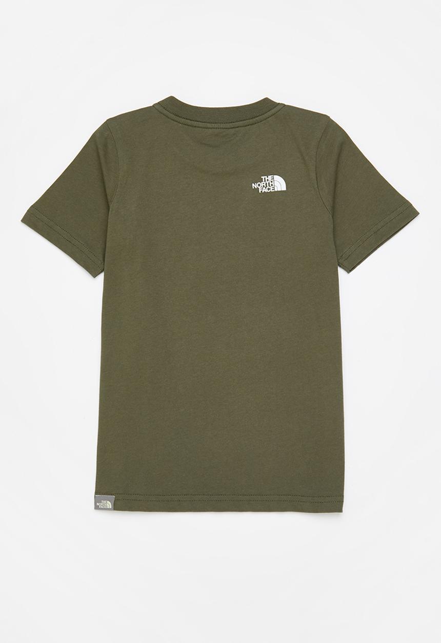 The North Face - Kid short sleeve graphic tee - green