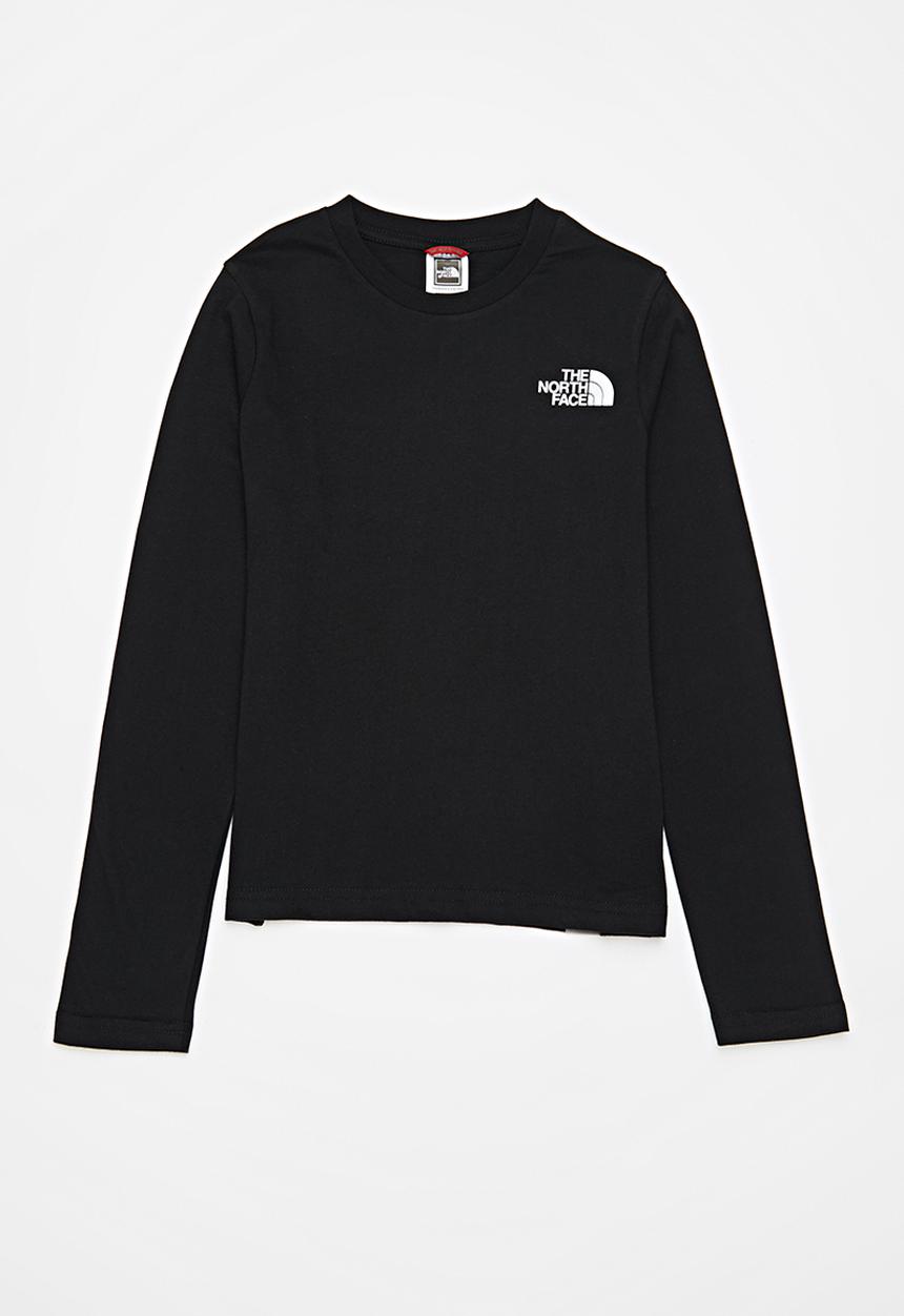 The North Face - Teen graphic long sleeve tee - black