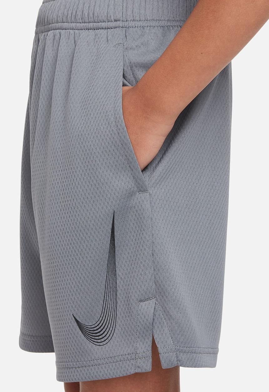Nike - B nk df hbr short - smoke grey & black
