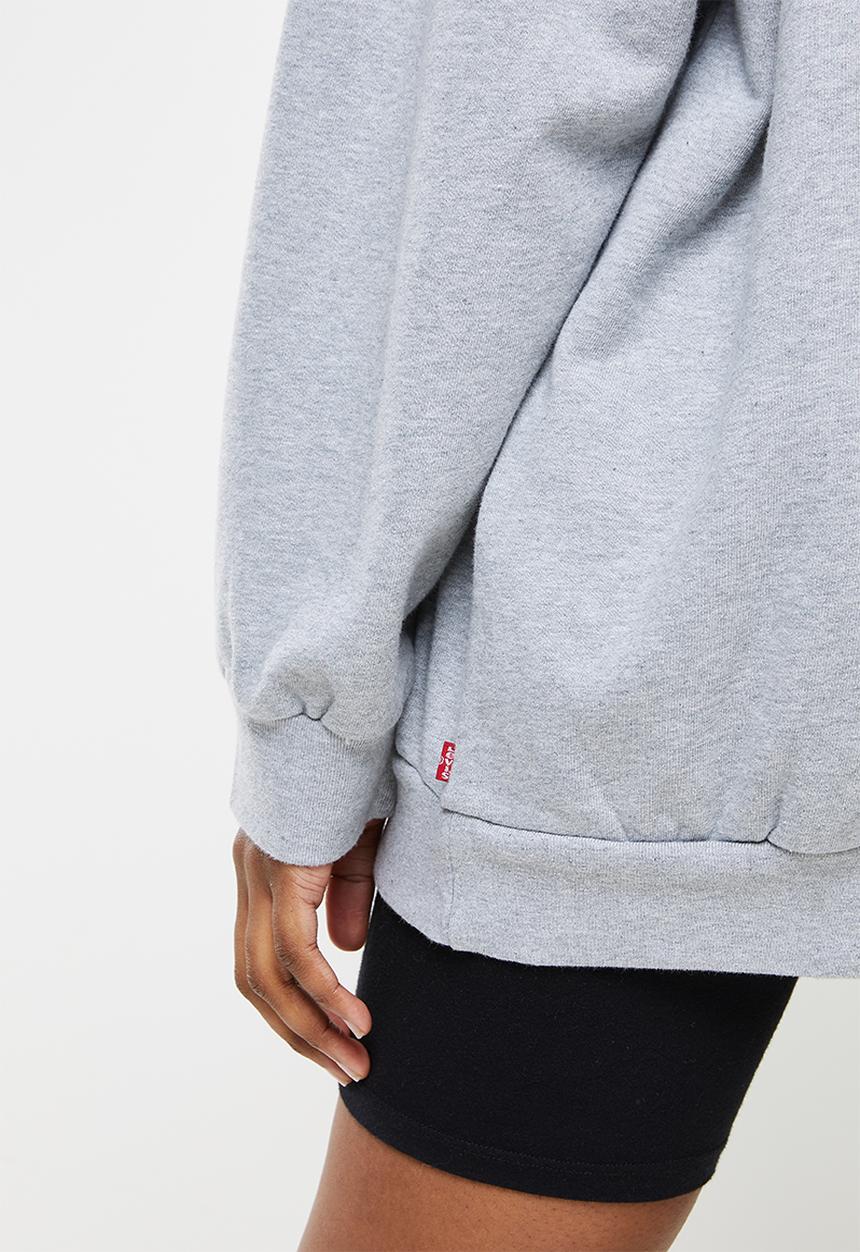 Levi’s® - Graphic prism crew crew varsity logo starstruck - heather grey