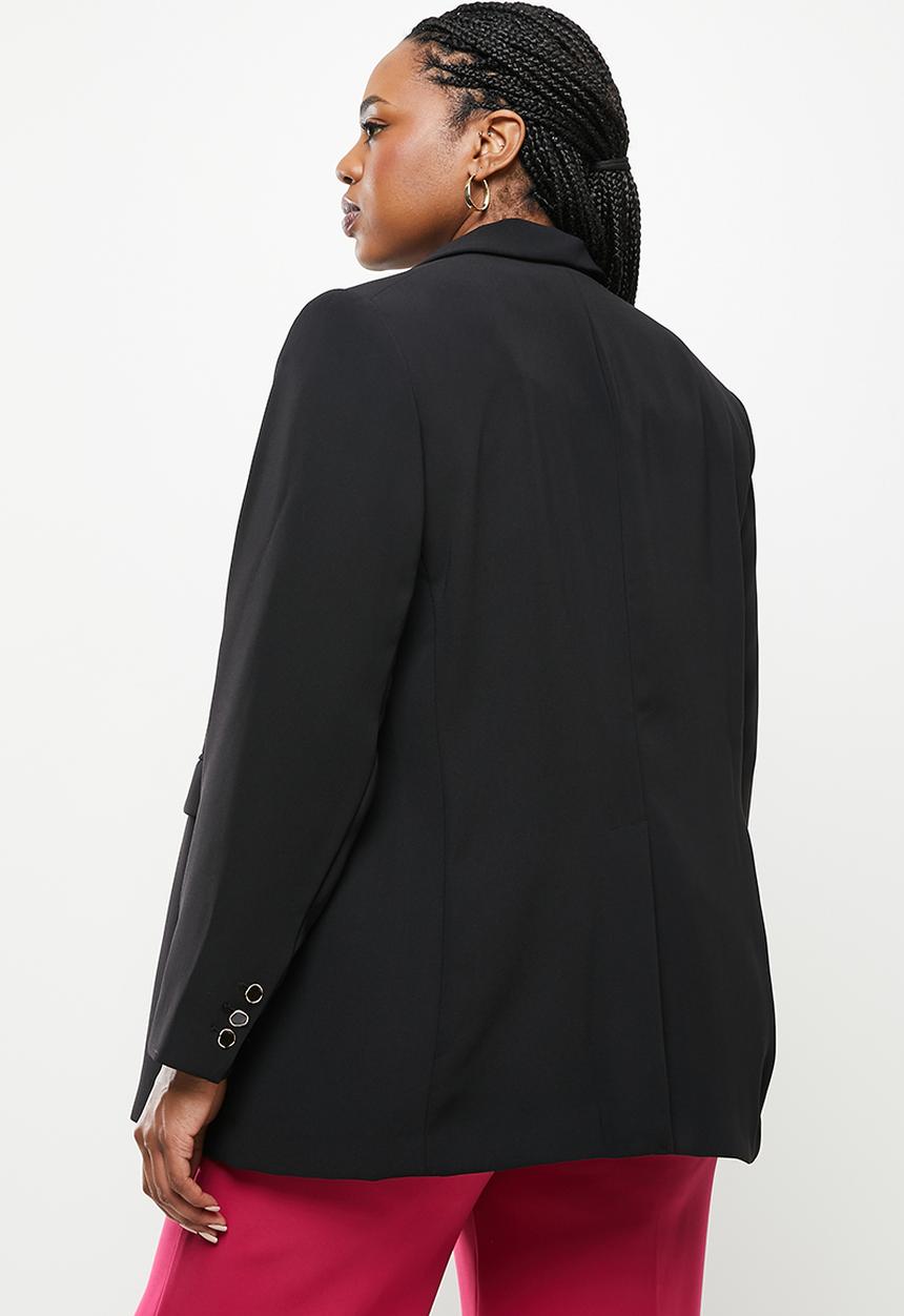 MANGO - Plus blazer iguana - black