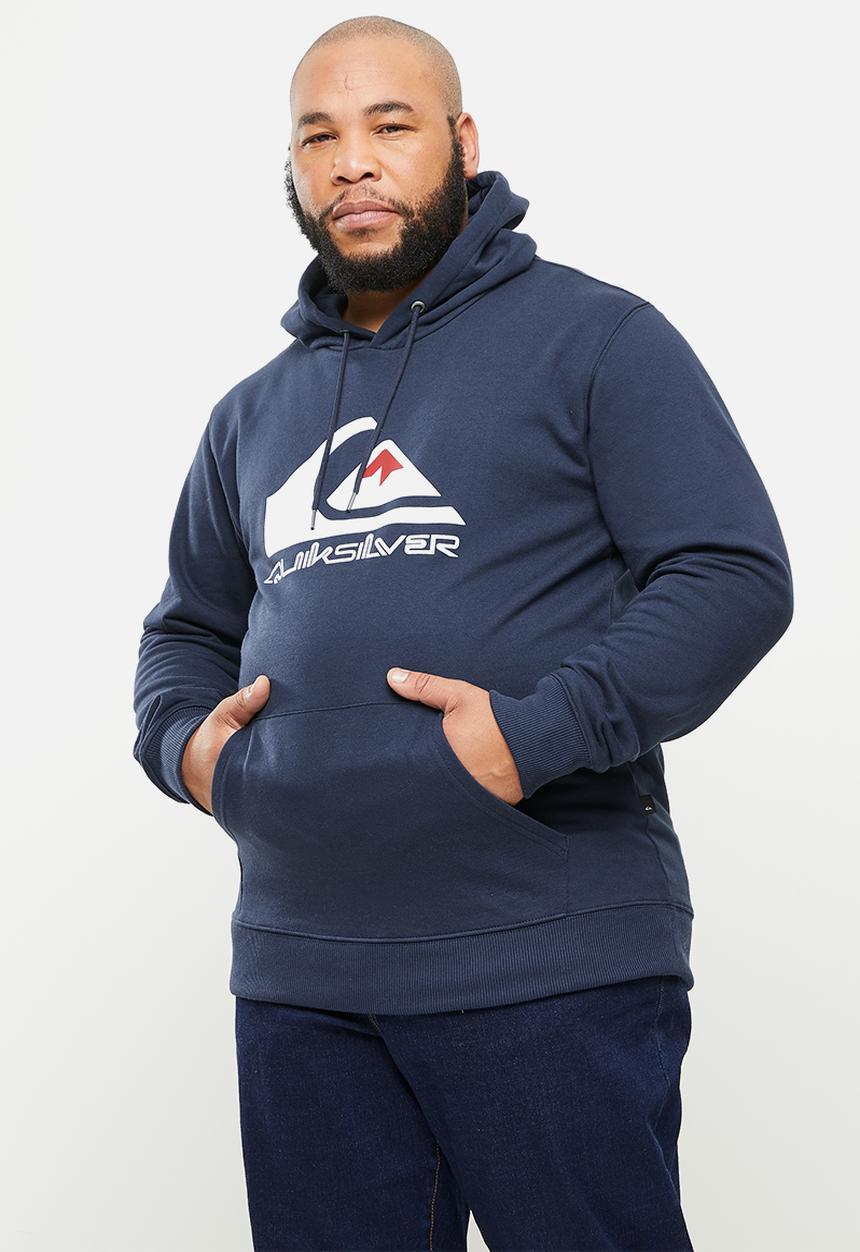 Quiksilver - Big logo hoodie - navy blazer