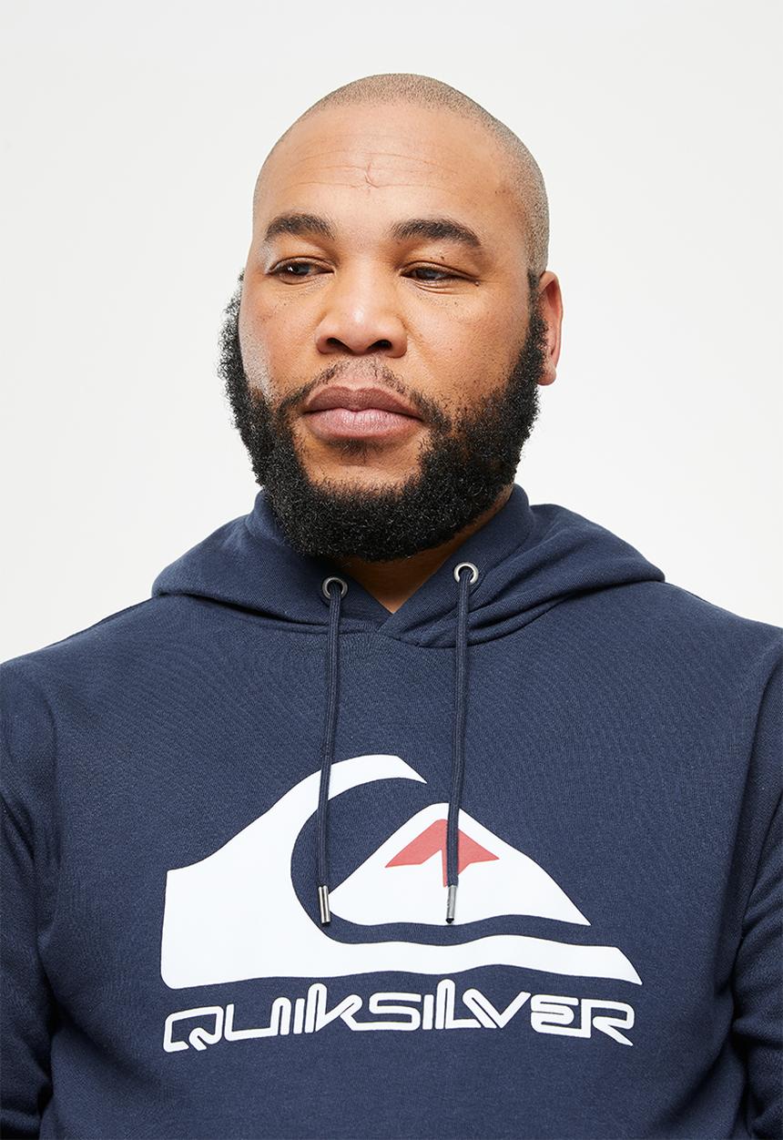 Quiksilver - Big logo hoodie - navy blazer