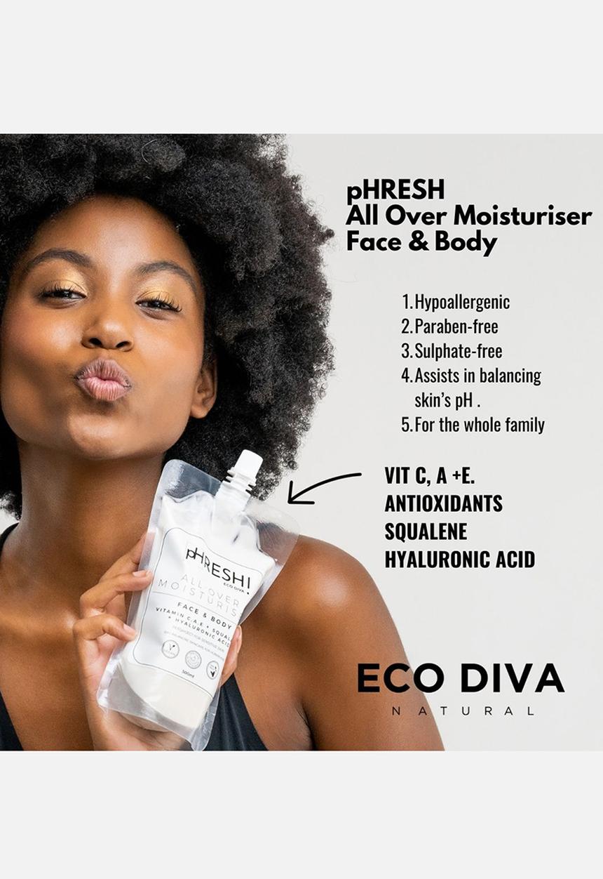 Eco Diva Natural - pHRESH! All Over Moisturiser - Face + Body 