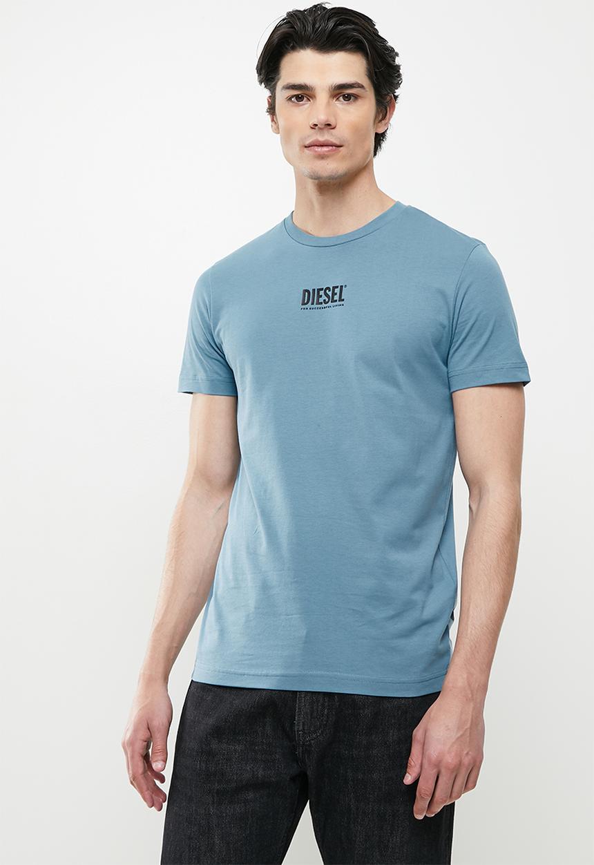 Diesel  - T-diegos-ecosmallogo T-shirt - blue