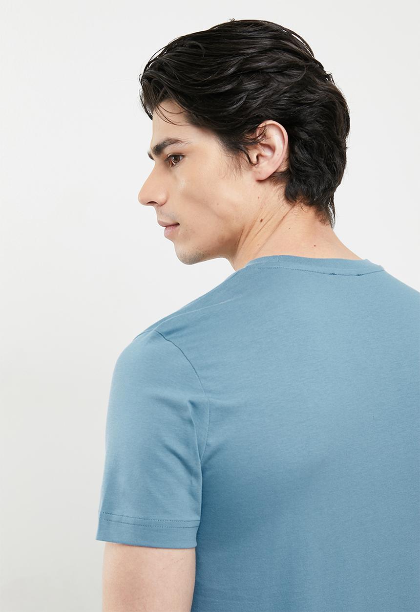 Diesel  - T-diegos-ecosmallogo T-shirt - blue