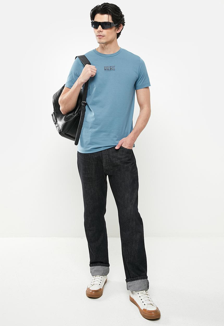 Diesel  - T-diegos-ecosmallogo T-shirt - blue