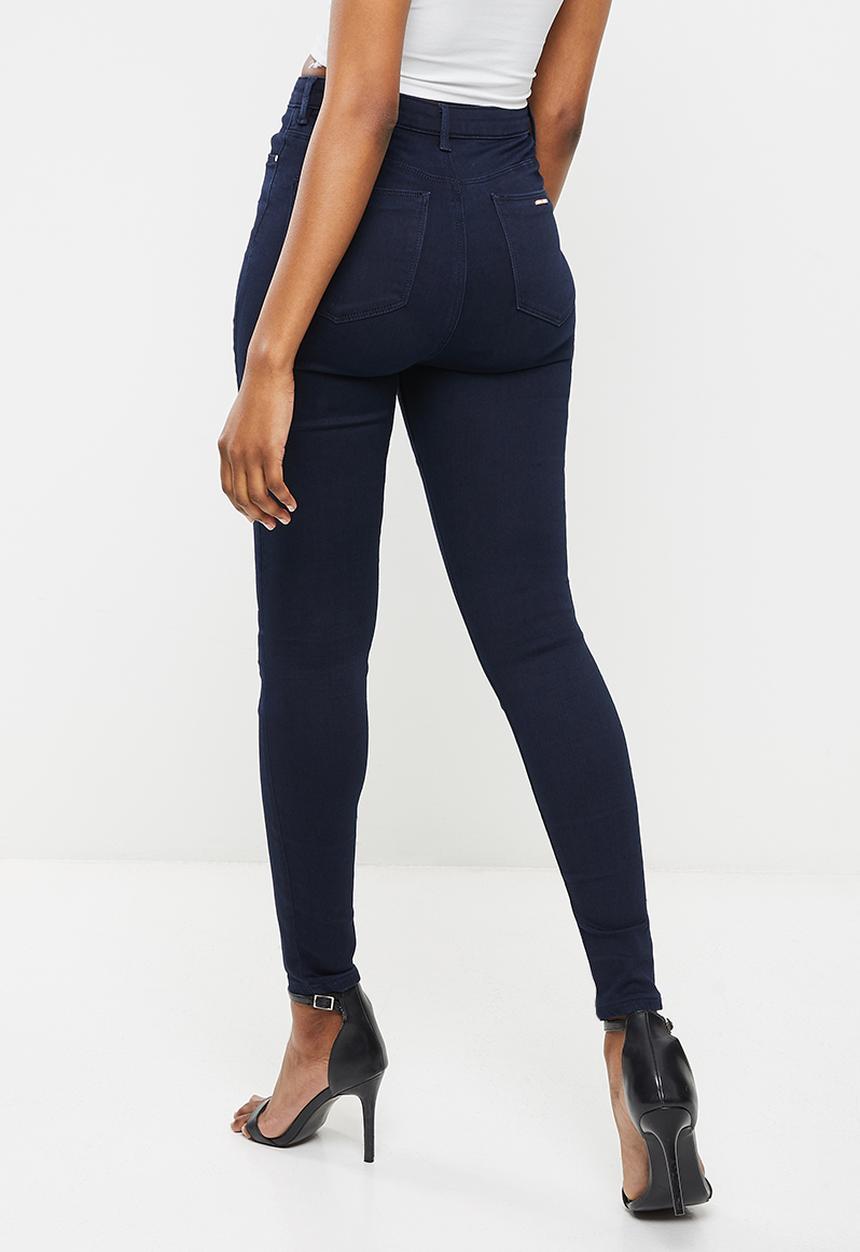 SISSY BOY - Super high waist skinny - blue