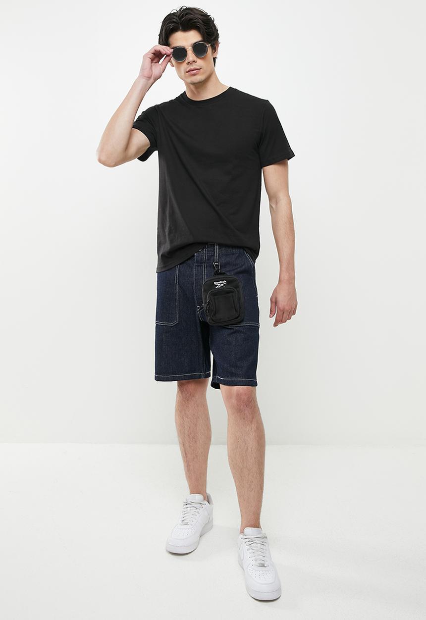 Cotton On - Mens essential crew 3 pack tee - black 