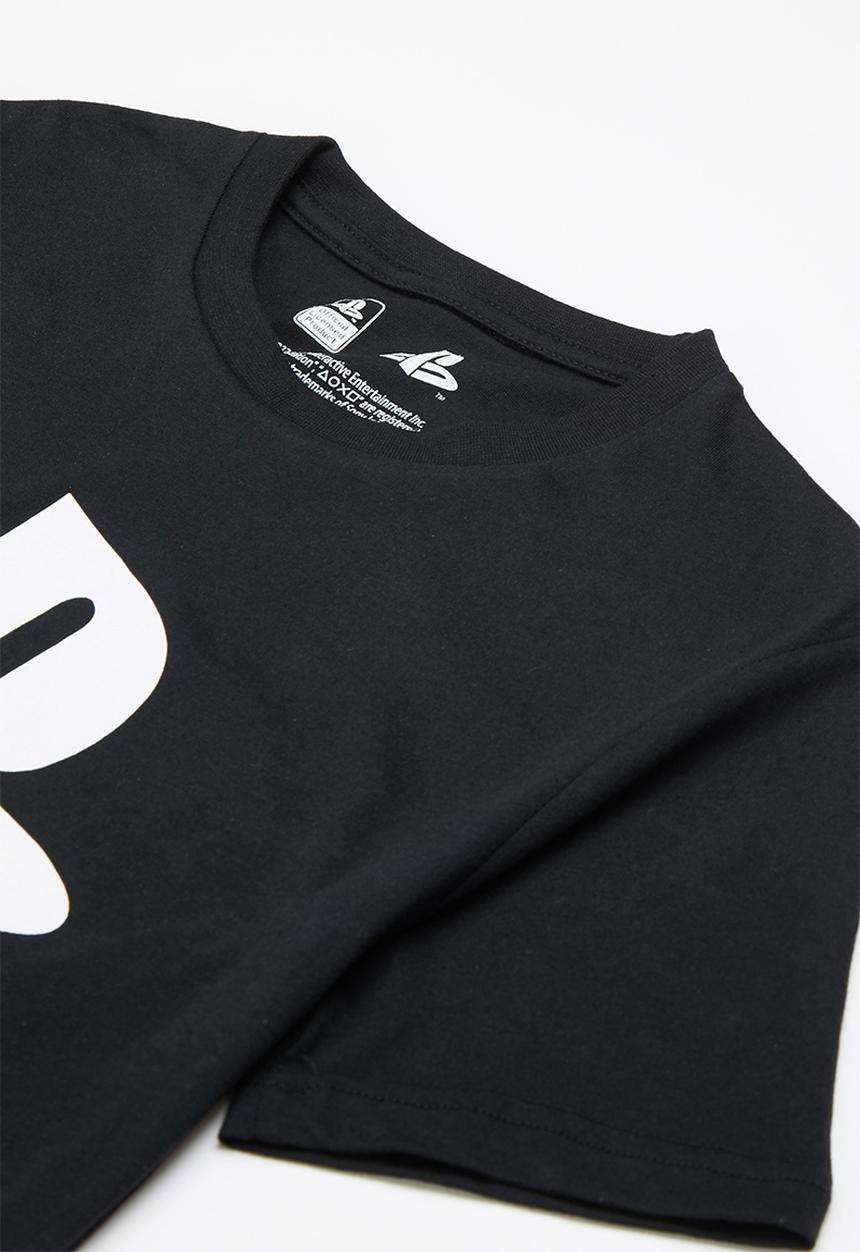 Rebel Republic - Playstation logo tee - black