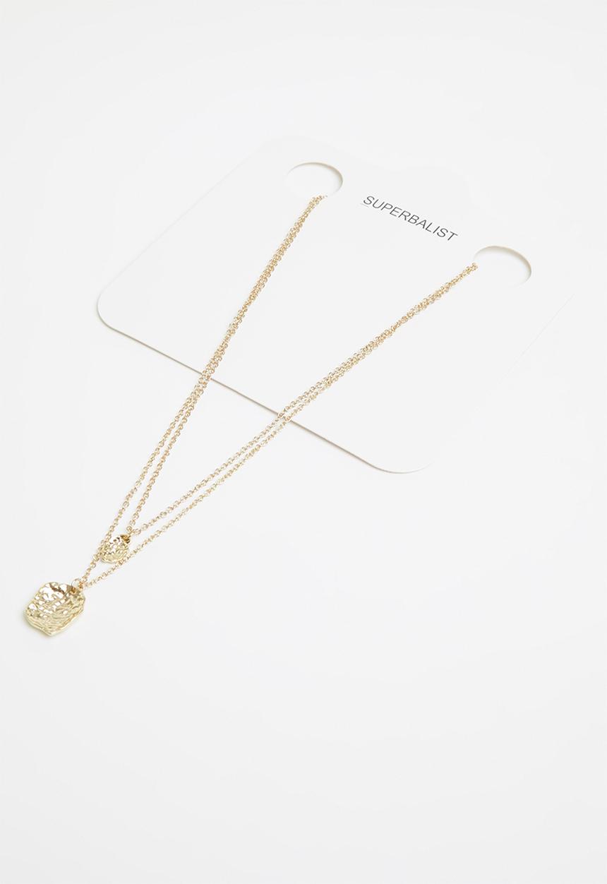 Superbalist - Maeve layered necklace - gold