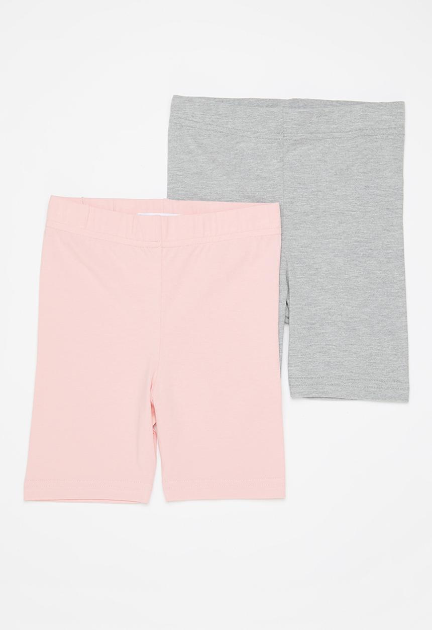 Superbalist - 2 Pack cycling short - pink & grey